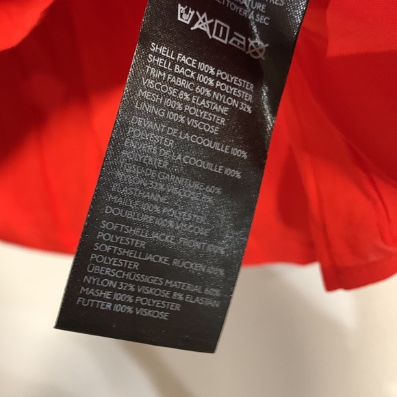 ANTHROPOLOGIE STRAPLESS SCULPTED RED SATIN MINI DRESS LARGE NEW WITH TAGS - Picture 4 of 8